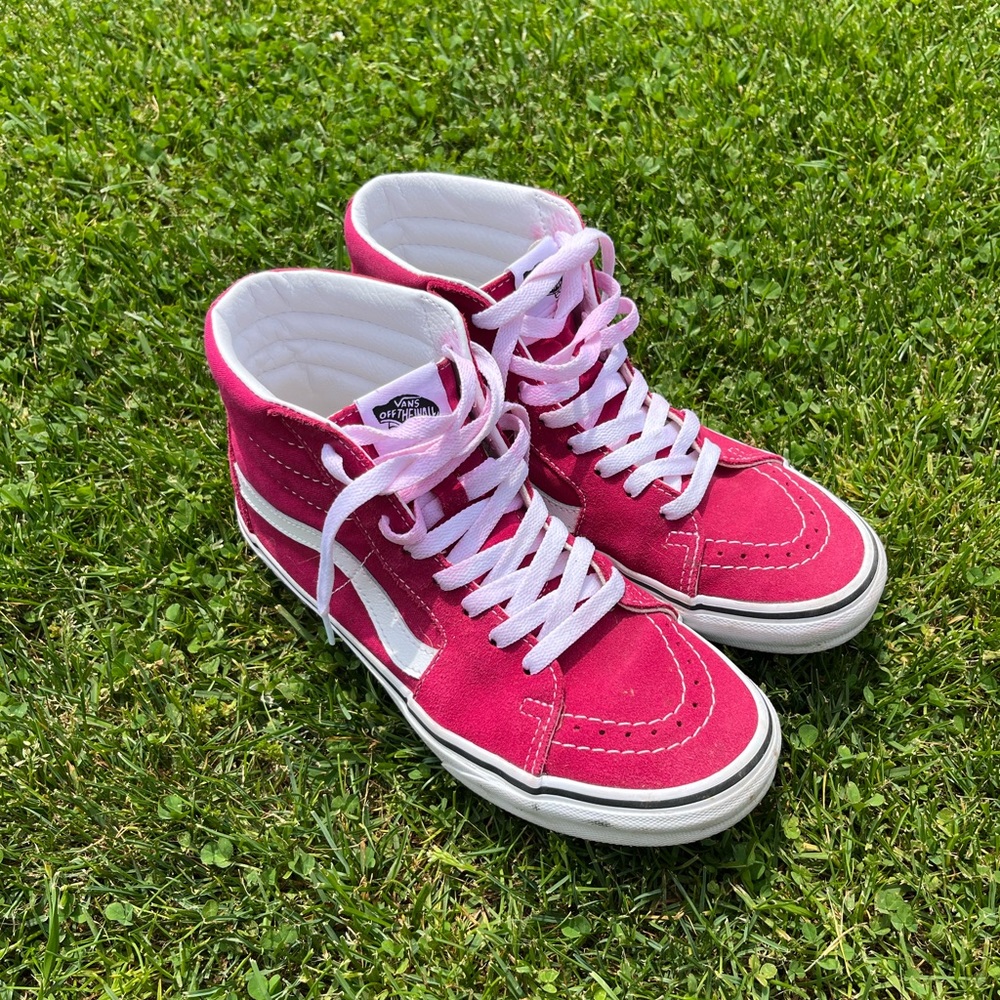 Vans Sk8 Hi High Top Suede Sneakers
